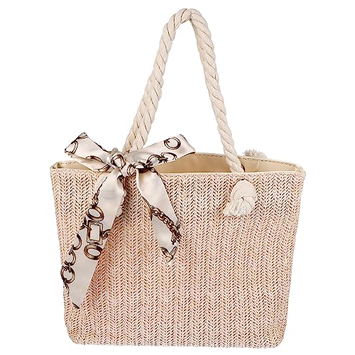 Warmhm Große Kapazität Strohtasche Damen Gewebte Schultertasche für Freizeit Einkaufen und Partys Leicht Langlebig und Vielseitig für Outdoor Aktivitäten und Tägliche Nutzung Warmhm Große Kapazität Strohtasche Damen Gewebte Schultertasche für Freizeit Einkaufen und Partys Leicht Langlebig und Vielseitig für Outdoor Aktivitäten und Tägliche Nutzung von Warmhm