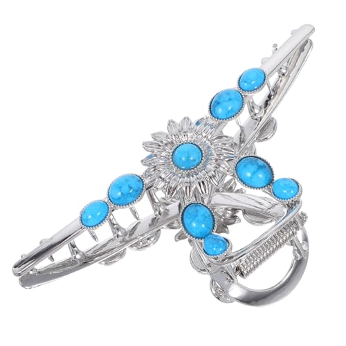 Warmhm Große Metall-haarklammern Im Western-stil Haarspangen Aus Legierung Für Damen Mit Perlen Haarklammer Für Lange Haare Und Voluminöses Haar von Warmhm