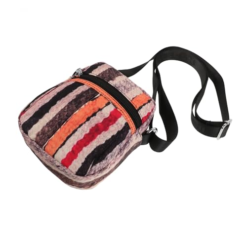 Warmhm Große Nylon Schultertasche Damen Crossbody Bag Boho Stil mit Großem Fassungsvermögen Verstellbarem Tragegurt Robust und Leicht zu Reinigen für Reisen Strand und Alltag von Warmhm