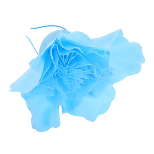 Warmhm Großer Blumen Fascinator Haarreif aus EVA Romantisches Design Leicht und Kopfbedeckung für Braut Hochzeitsgäste Cocktailparty Teeparty und Festliche Anlässe von Warmhm