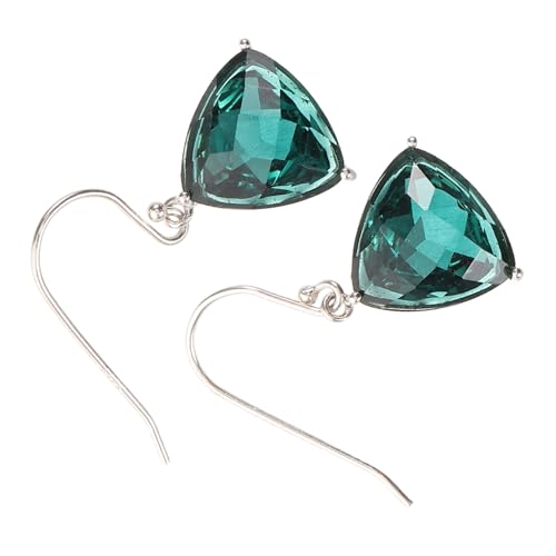 Warmhm Grüne Ohrringe Geometrisch Dreieck Minimalistisch Damen Modeschmuck Baumelnd Tropfenohrringe Für Alltag Party von Warmhm
