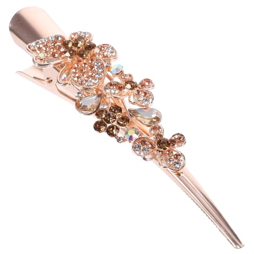 Warmhm Bling Haarklammer Für Damen Große Schmetterlings-haarspange Mit Strass Schickes Haarschmuck-accessoire Für Dichte Frisuren Für Besondere Anlässe von Warmhm