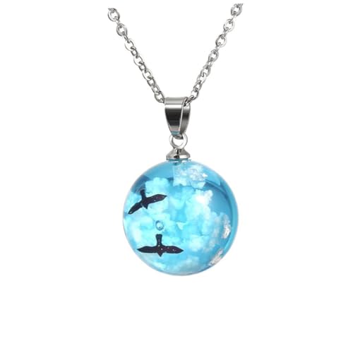 Warmhm Halskette Damen Silber mit Vogel und Wolkenmuster Kurze Einfache und Dekorative Metallkette für Frauen für Leicht und Langlebig Warmhm Halskette Damen Silber mit Vogel und Wolkenmuster Kurze Einfache und Dekorative Metallkette für Frauen für Leicht und Langlebig von Warmhm