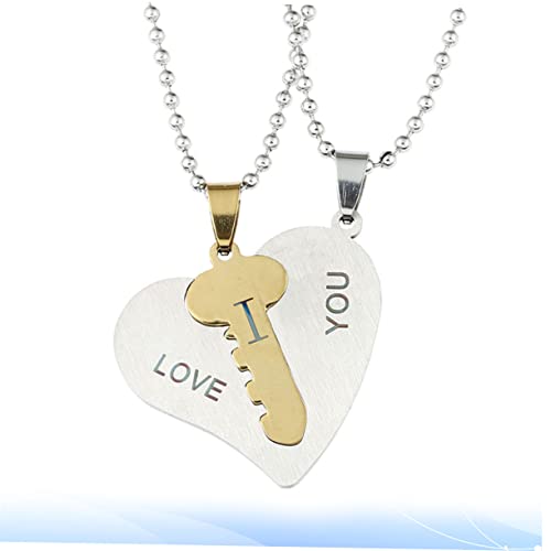 Warmhm Halskette Rostfreiem Stilvoller Anhänger Schmuck für Damen und Herren Modisches Accessoire für Besondere Anlässe Wie Geburtstag oder Hochzeit von Warmhm