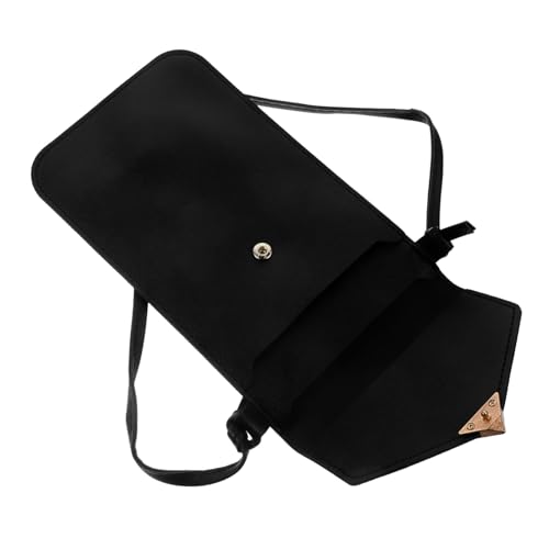 Warmhm Handytasche Damen Umhängetasche Transparent mit Katzenohren Dekor Touchscreen Kompakt Leicht für Smartphone Karten Geld Outdoor Chic Messenger Bag von Warmhm