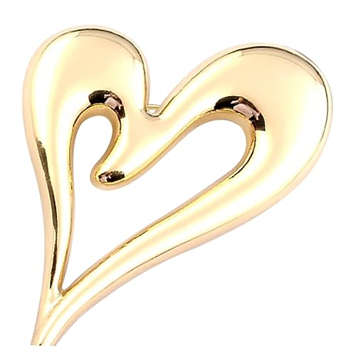 Warmhm Herzförmige Brosche Anstecknadel für Frauen für Partys Hochzeiten und Tägliche Outfits Exquisites Accessoire für Schals und Mäntel von Warmhm