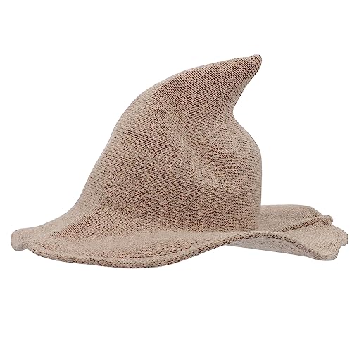 Warmhm Hexenhut Karneval Kostümspitze Herbst Winter Warm Faltbar Damen Herren Halloween Party Accessoire von Warmhm