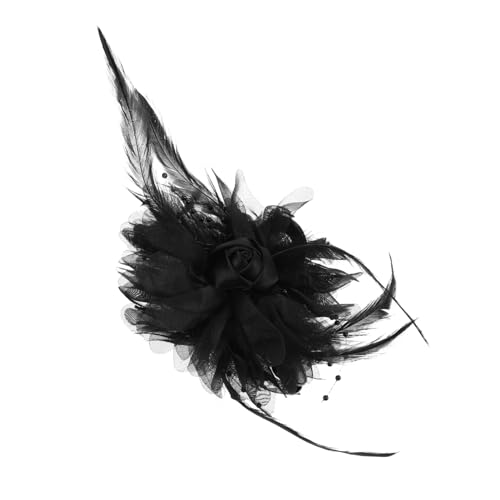 Warmhm Hochwertige Schwarze Rosenblüten Haarklammer mit Starkem für Hochsteckfrisuren für Dünnes und Dickes Haar Styling Zubehör für Damen von Warmhm