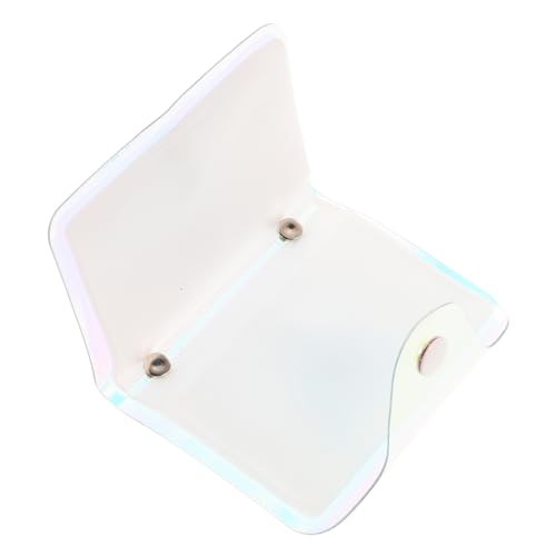 Warmhm Holografischer Kartenhalter und Organizer für Damen Transparente Multi Karten Tasche für Reisen Sport und Shopping Kartenfächer Elegantes Design mit Holografischem von Warmhm