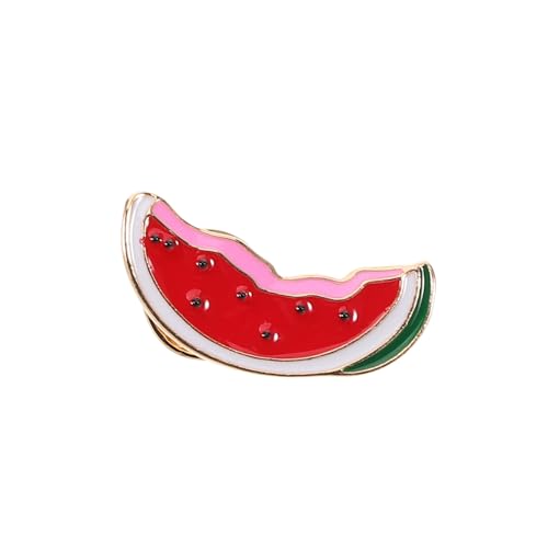 Warmhm Hübsche Wassermelonen Brosche Niedliche Anstecknadel für Kleidung und Taschen Multifunktionales Zubehör mit Robuster Handwerkskunst für Obst Themen und Modebewusste von Warmhm