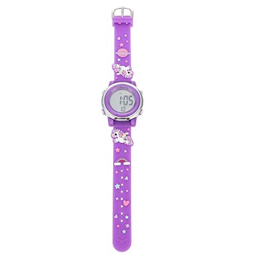 Warmhm Kinder Digitaluhr mit LED Hintergrundbeleuchtung Cartoon Armbanduhr für Jungen und Mädchen Anpassbares Armband Große Ziffern Warmhm Kinder Digitaluhr mit LED Hintergrundbeleuchtung Cartoon Armbanduhr für Jungen und Mädchen Anpassbares Armband Große Ziffern von Warmhm