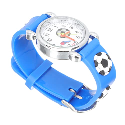 Warmhm Kinderuhr Mit Cartoon-design Verschleißfestes Armband Aus Gummi Legierung Und Kunststoff Dekorative Schüleruhr Mit Klarer Zifferblattanzeige Und Verstellbarem Gummiband Für Verschi von Warmhm