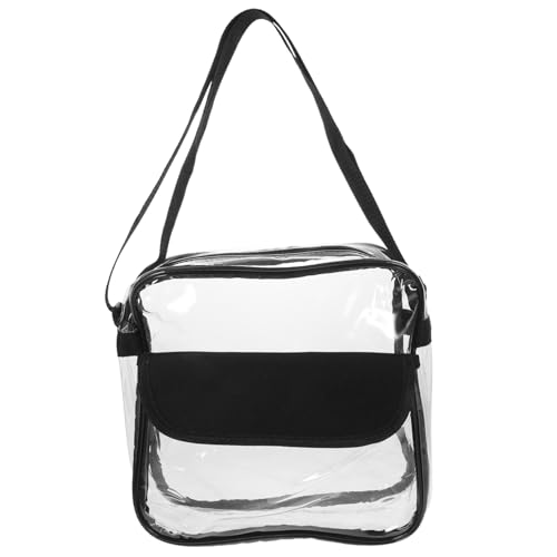 Warmhm Durchsichtige Umhängetasche PVC für Damen Verstellbarer Schultergurt Tragbare Stadion und Sporttasche Transparent für Reisen und Outdoor Aktivitäten Warmhm Durchsichtige Umhängetasche PVC für Damen Verstellbarer Schultergurt Tragbare Stadion und Sporttasche Transparent für Reisen und Outdoor Aktivitäten von Warmhm