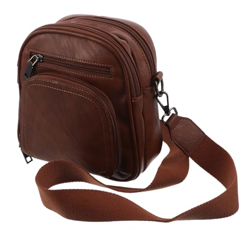 Warmhm Kleine Damen Crossbody Tasche mit Verstellbarem Schulterriemen Schlanke Handytasche mit Kartenfächern Leichter und Kompakter Begleiter für Alltag und Reisen von Warmhm