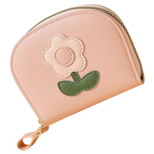 Warmhm Kleine Damen Geldbörse aus PU Material mit Mehreren Kreditkartenfächern Kompakt Leicht und Langlebig für Reisen und Alltag Süßes Mini Portemonnaie mit Vielseitiger von Warmhm