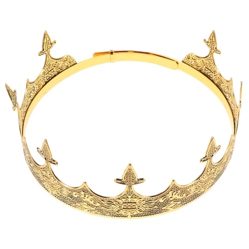 Warmhm Königliche Herren Krone Vintage Party Kopfschmuck für Männer Elegantes Kostümzubehör für Hochzeiten Geburtstagsfeiern Prom und Halloween Leicht und Gefertigt Einzigartiges Design Warmhm Königliche Herren Krone Vintage Party Kopfschmuck für Männer Elegantes Kostümzubehör für Hochzeiten Geburtstagsfeiern Prom und Halloween Leicht und Gefertigt Einzigartiges Design von Warmhm