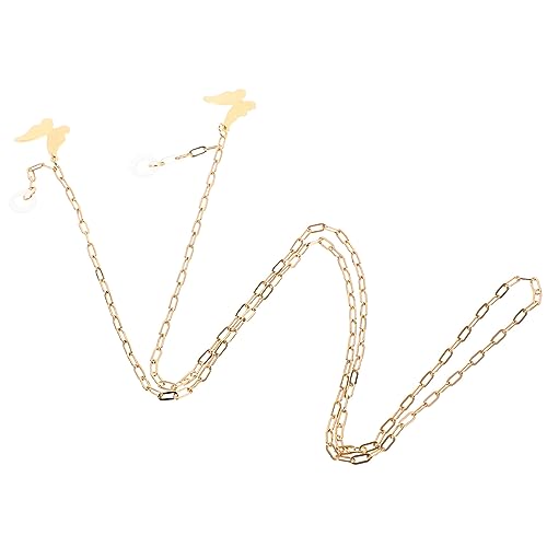 Warmhm Kopfhörer Verlust Kette mit Schmetterlings Ohrhörer Halsschnur und Stilvolles Accessoire für Drahtlose Ohrhörer Sicherer Halt für Damen und Mädchen von Warmhm