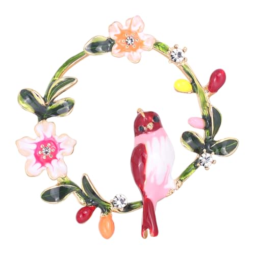 Warmhm Kreative Vogelbrosche Hochwertiger Legierung Eleganter Modeschmuck für Damen Vielseitige Anstecknadel für Kleidung Taschen Jacken und Festliche Anlässe von Warmhm