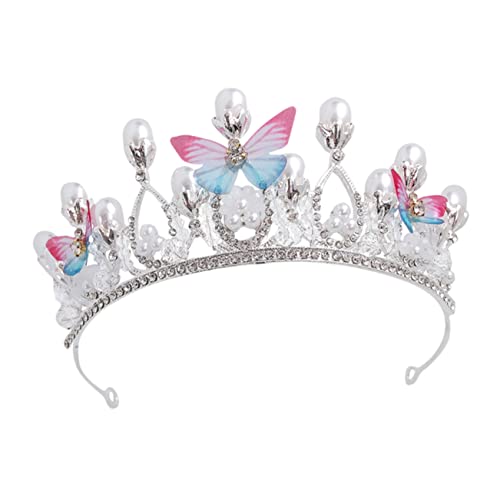 Warmhm Krone Stirnband Mädchen Haar Band Krone Kopfstück Haar Decor Silber Kopfschmuck Prinzessin Stirnband Silberne Für Geburtstage Partys Mode Schönheit von Warmhm