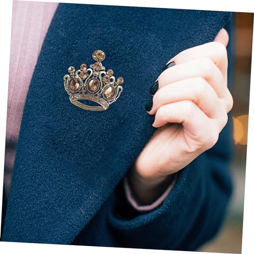 Warmhm Kronenbrosche für Damen Robustem Legierungsmetall Leicht und Kompakt als Stilvolles Accessoire für Kleidung Taschen Schals für Jubiläen und Besondere Anlässe von Warmhm