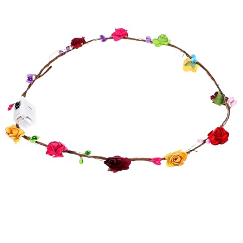 Warmhm Led-Stirnband Mit Leuchtender Blumenkrone Flexiblem Für Party Und Karneval Haarschmuck Für Damen von Warmhm