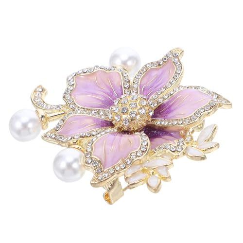 Warmhm Kristallblumen-brosche Zierliche Blumenbrosche Mit Perlen-emaille-accessoires Damenbrosche Für Kleider Und Bankette Anstecknadel Als Schmuck Warmhm Kristallblumen-brosche Zierliche Blumenbrosche Mit Perlen-emaille-accessoires Damenbrosche Für Kleider Und Bankette Anstecknadel Als Schmuck von Warmhm