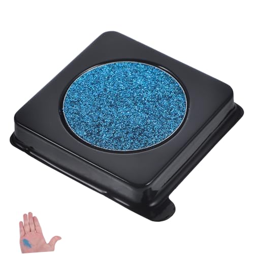 Warmhm Blauer Glitzer Lidschatten Palette Funke Lidschatten Für Frauen Augen Make-up Einheitsfarbe Für Party Bar Nachtclub Hochzeit Aufführung von Warmhm
