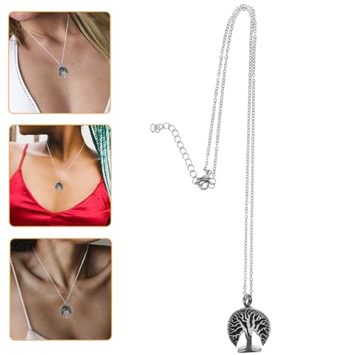 Warmhm Memorial Asche Urnen-halskette Baum Des Lebens Anhänger aus Aufbewahrungsfach für Asche Stilvoller Schmuck für Männer und Frauen Einzigartiges Andenken Geschenk Warmhm Memorial Asche Urnen-halskette Baum Des Lebens Anhänger aus Aufbewahrungsfach für Asche Stilvoller Schmuck für Männer und Frauen Einzigartiges Andenken Geschenk von Warmhm