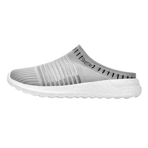 Warmhm Mesh Slippers Halbgeschlossene Atmungsaktive Sommerschuhe mit Weicher PU Sohle für Damen und Herren Leichte Freizeit Walking Schuhe für Strand Sport und Alltag von Warmhm