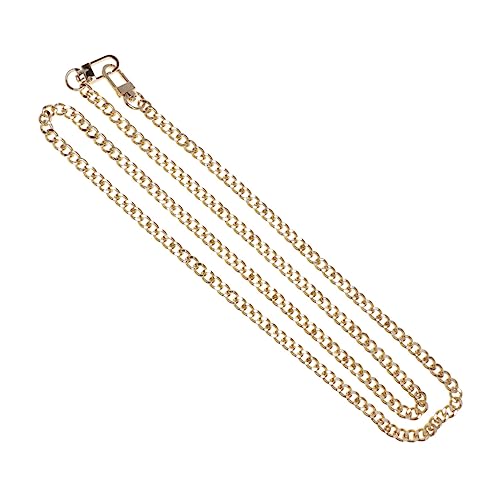 Warmhm Metal Chain Ersatzriemen mit Quadratischen Schnallen Leichter Verstellbarer Schultergurt für Damenhandtaschen Vielseitiger Metallkettenriemen DIY Taschenzubehör von Warmhm