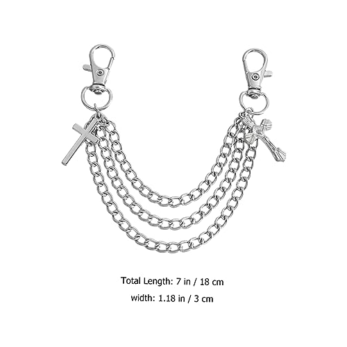 Warmhm Metallic Schuhketten Damen Schuhanhänger mit Strass Verzierung Robuste Legierung Einfache Befestigung Kleber Vielseitiger Schuhschmuck für Sneaker Sandalen und Clogs Modisches von Warmhm