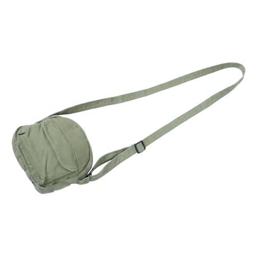 Warmhm Mini Canvas Crossbody Bag Süße Umhängetasche für Damen Mit Verstellbarem Gurt Leichte Tragbare Handytasche Kleine Stylische Geldbörse Für Alltag und Reisen von Warmhm