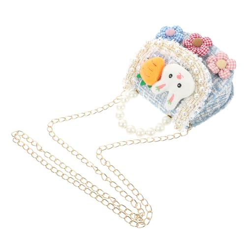 Warmhm Modebewusste Mädchen Schultertasche aus Baumwoll leinen und Langlebige Mini Crossbody Tasche mit Blumenmotiv Tragbar und Vielseitig für Alltag und Geschenk von Warmhm