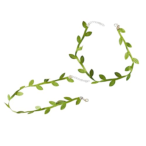 Warmhm Grüne Choker Halskette Für Mädchen Mode Polyester Kurz Kette Design Party Geburtstag Jubiläum Abschlussfeier Anlässe Tragen von Warmhm