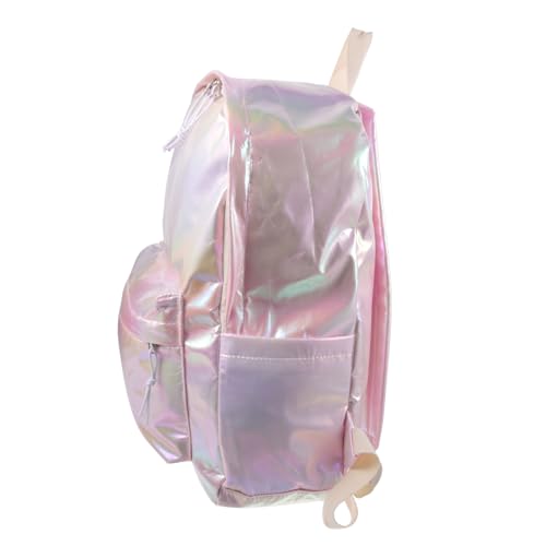 Warmhm Modischer Mädchen-Rucksack Aus Pu-Material Glitzer Travel Backpack in Bietet Großzügigen Stauraum Für Bücher Und Persönliche Gegenstände Als Schulranzen Oder Freizeitbag von Warmhm