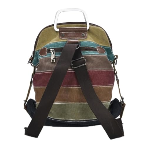 Warmhm Multifunktionale Damen Umhängetasche Canvas mit Großer Kapazität Retro Farben und Strapazierfähigem Design für Shopping und Alltag Warmhm Multifunktionale Damen Umhängetasche Canvas mit Großer Kapazität Retro Farben und Strapazierfähigem Design für Shopping und Alltag von Warmhm