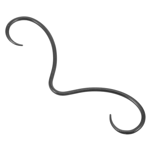 Warmhm Nasenpiercing Schmuck Schwarzer Septum Ring Modisches Design für Damen und Herren Installieren Langlebig und Rostfrei von Warmhm