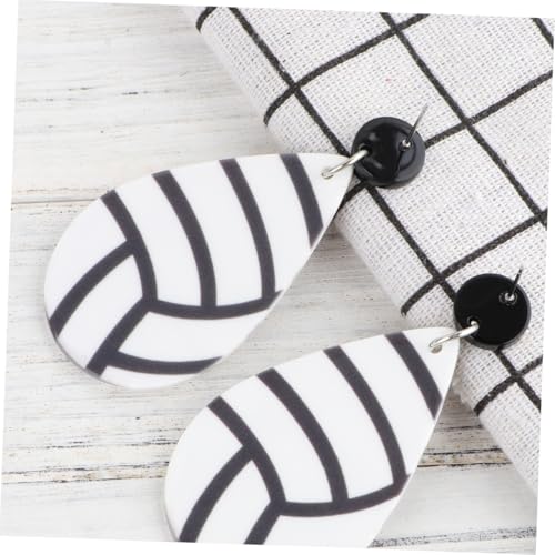 Warmhm Ohrhänger Damen Geometrische Kugel Ohrringe Modisch Leicht Punk Stil Alltag Party Schmuck von Warmhm