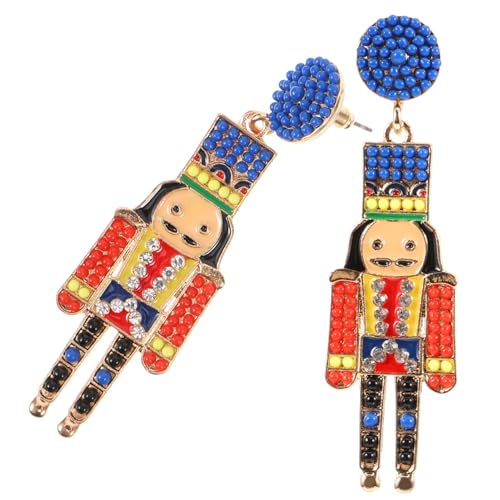 Warmhm Ohrstecker Damen Perlenohrringe Cartoon Design Alloy Langlebig Modisch Einfach zu Tragen für Mädchen und Frauen von Warmhm