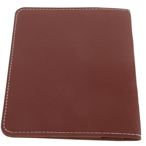 Warmhm PU Reisepasshülle Damen Leichter Tragbarer Passport Holder mit Kartenfach Vielseitig für Reiseunterlagen Schützende Robuste Passhülle Braun für Reisen und Tickets von Warmhm