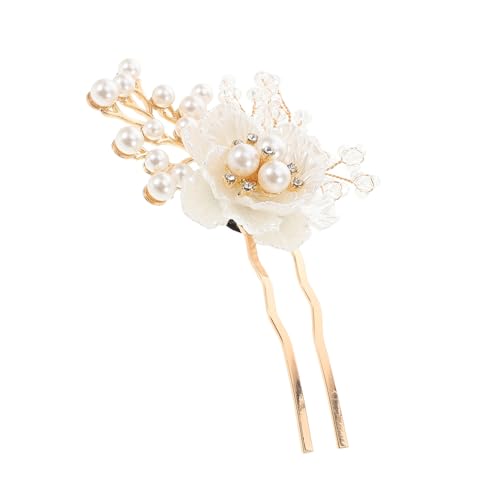 Warmhm Perlen Haarnadeln U Förmig für Braut Damen Dekorative Hochzeits Haarspangen Leichter Haarschmuck Sicherer Halt Braut Kopfschmuck für Besondere Anlässe von Warmhm