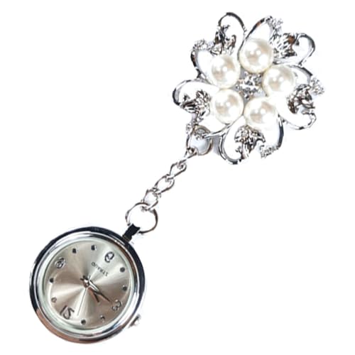 Warmhm Krankenschwesteruhr Clip On Multifunktions Taschenuhr für Damen Präzise Zeitangabe Design Hängende Uhr für Medizinisches Personal von Warmhm