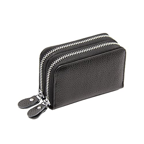 Warmhm RFID Blockierende Geldbörse für Damen und Herren Doppelt mit Reißverschluss Vielseitiges Kartenetui Zufälliger Farbe für Reisen und Alltag Zufällige Farbe Zufällige Farbe von Warmhm