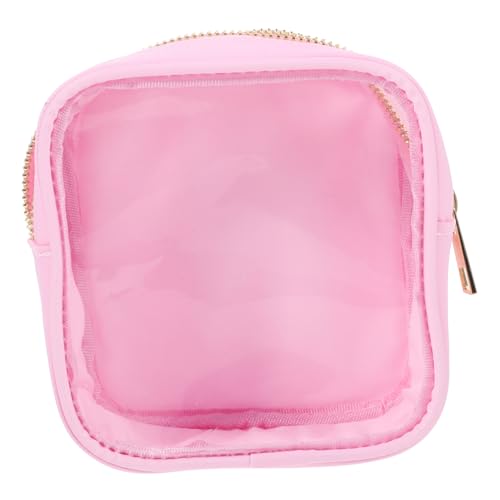 Warmhm Reise Kosmetiktasche Damen wasserdichte Makeup Tasche Nylon Transparent Blush Praktischer Organizer mit Reißverschluss für Outdoor Reisen Stilvolle Aufbewahrung von Warmhm