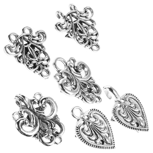 Warmhm Retro Hanfu Mutter Tochter Vintage Chinese Style Cheongsam Kragen Clip Teiliges Set Seidenverschluss für Damen Vielseitiger Schalverschluss mit Traditionellem Ästhetischen Design von Warmhm