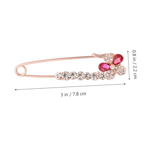 Warmhm Rhinestone Brosche mit Perle Anstecknadel Hochwertiger Legierung Eleganter Schmuck für Damen Vielseitiges Accessoire für Party Hochzeit und Alltagskleidung von Warmhm