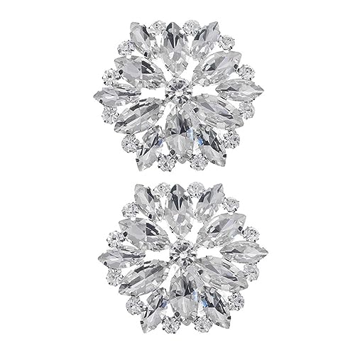 Warmhm Rhinestone Hochzeit Schuhclips Damen Abnehmbare Strass Schuhschnallen Brautschmuck Accessoires für High Heels Sandalen und Flache Schuhe Vielseitig für Hochzeit und Feier Warmhm Rhinestone Hochzeit Schuhclips Damen Abnehmbare Strass Schuhschnallen Brautschmuck Accessoires für High Heels Sandalen und Flache Schuhe Vielseitig für Hochzeit und Feier von Warmhm