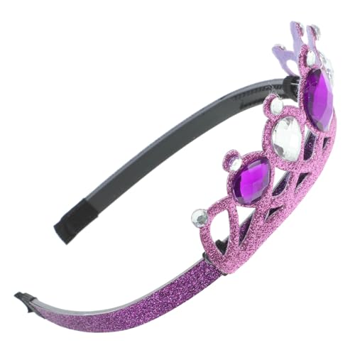 Warmhm Rhinestone Inlaid Krone Haarband Für Mädchen Elegante Prinzessinnen Kopfbedeckung Für Cosplay Und Partys Leicht Und Stabil Für Kinderfeste von Warmhm