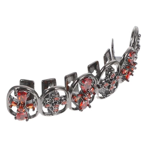 Warmhm Rotes Kreuz Zirkonia Zahn Grill mit Hohlem Design Langlebiges Halloween Zahn Accessoire für Männer und Frauen Hip Hop Cosplay Schmuck Auffälliger Gothic Party Zahnschmuck Warmhm Rotes Kreuz Zirkonia Zahn Grill mit Hohlem Design Langlebiges Halloween Zahn Accessoire für Männer und Frauen Hip Hop Cosplay Schmuck Auffälliger Gothic Party Zahnschmuck von Warmhm