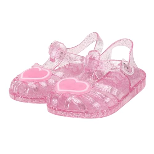 Warmhm Sandalen Sommer Schuhe Atmungsaktive Weiche Hausschuhe mit Geschlossener Spitze Langlebige Freizeit Strand Pantoffeln in Rot und Leicht für Junge Mädchen von Warmhm